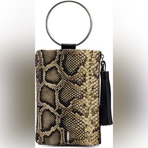 Thacker Nolita Leather Ring Handle Clutch